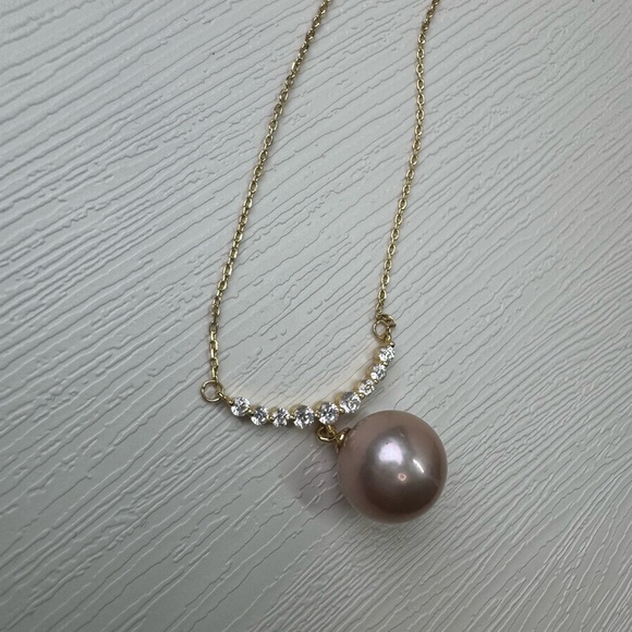 High Quality Pink Edison Pearl Necklace - Picture 6 of 8